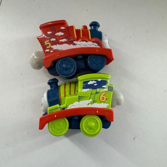 Fisher Price 2016 My 1st Thomas Train Set of 2 Wheelie PULL & GO TOY - Picture 5 of 5